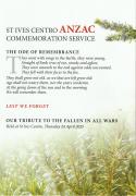 St Ives Anzac service 2025